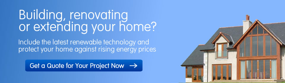Find out a cost price for a renewable heating system for your self-build project by requesting a quote here.
